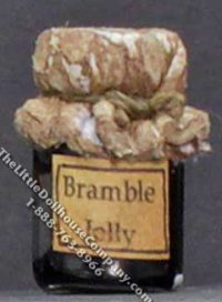 (image for) Miniature Homemade Bramble Jelly in Wax Sealed Jar