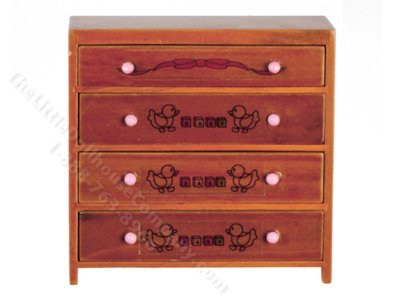 (image for) Miniature Chest of Drawers for Dollhouses