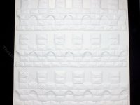 (image for) Castle Parapets Plastic Veneer Sheet for Dollhouses