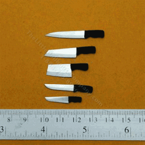 (image for) Miniature 5 Piece Knife Set