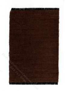 (image for) Miniature Brown Rug for Dollhouses