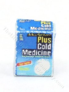 (image for) Miniature Package of Cold Medicine for Dollhouses