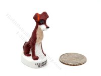 (image for) Miniature Collectible Disney "Lady and the Tramp" Fève Figurine for Dollhouses