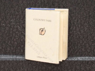 (image for) Miniature Book: 'Country Fare'