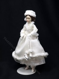 (image for) Miniature Nina Doll in Winter Outfit by Danielle Design