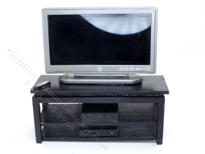 (image for) Miniature Entertainment Center for Dollhouses