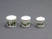 (image for) Miniature Cherry Branch Canister Set for Dollhouses