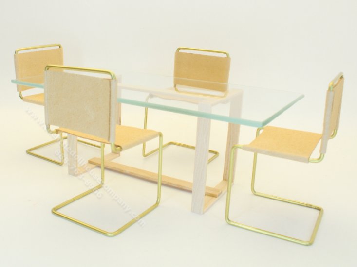 (image for) Contemporary Dining Room in Beige Set by Warren Richardson