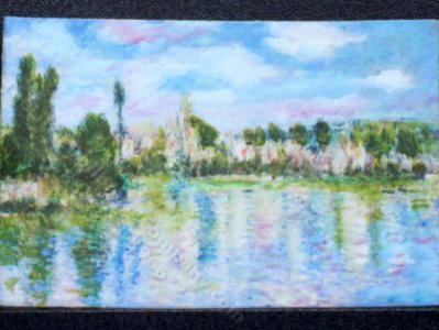(image for) "Vetheuil in Summer" Replica Painting by Larry Morganti