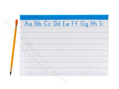 (image for) Miniature Penmanship Pad and Pencil for Dollhouses
