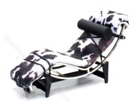 (image for) Miniature Cowhide Le Corbusier Lounge Chair by PRD Miniatures