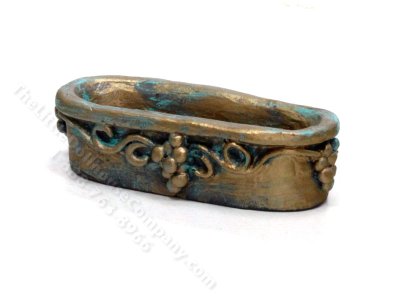 (image for) Miniature Gold Flower Box Planter for Dollhouses