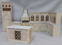 (image for) Julia's Twelve Piece White Wash Kitchen Set