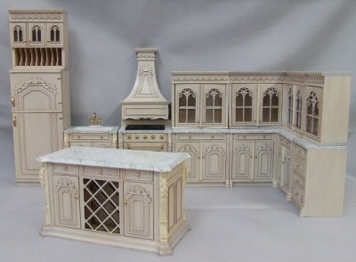 (image for) Julia's Twelve Piece White Wash Kitchen Set