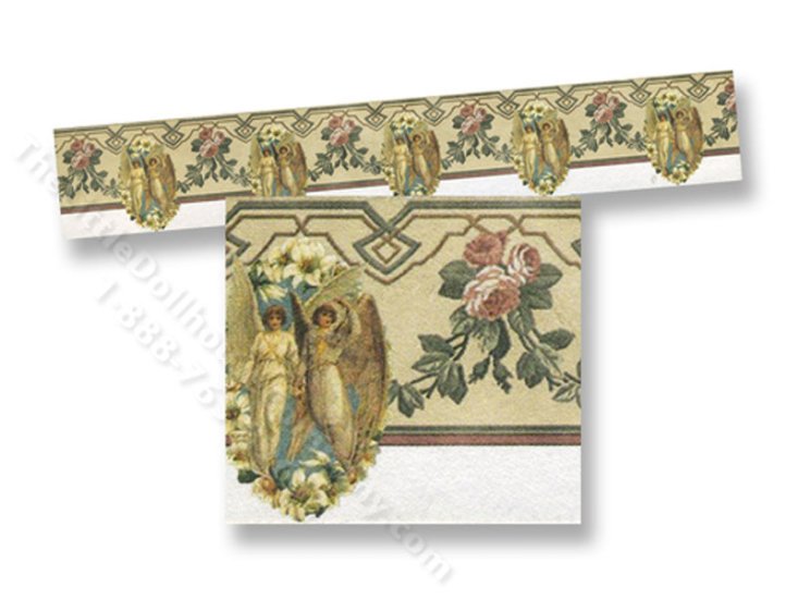 (image for) Dollhouse Scale Model Wallpaper Borders