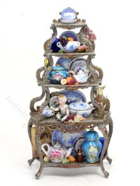 (image for) Miniature Etagere by Twylla Charles for Dollhouses