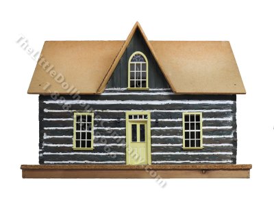 Assembled Wood Log Cabin Dollhouse (image for) Assembled Wood Log Cabin Dollhouse