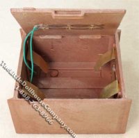 (image for) Dollhouse Scale Model 3V Battery Box in a Faux Dresser
