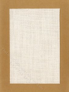 (image for) Miniature Textured Woven White Rug for Dollhouses