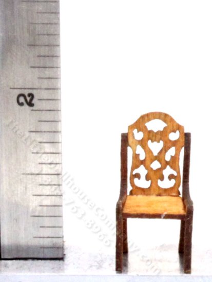 (image for) 1/4 Scale Miniature Chair for Dollhouses