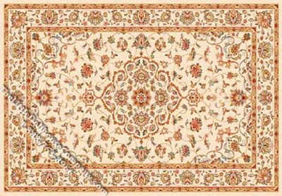 (image for) Dollhouse Scale Model Medium Sized Traditional Rug