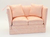 (image for) Miniature Pink Knole Settee