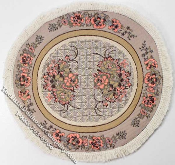 (image for) Dollhouse Scale Model Woven 17th Century Style Carpet