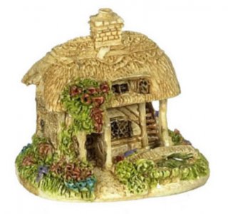 (image for) Miniature Rose Cottage Statuette