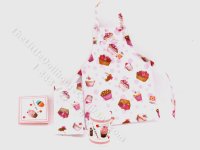 (image for) Miniature Cupcake-themed Kitchen Accessory Set