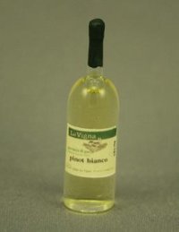 (image for) Dollhouse Scale Model Replica Bottle of White Wine