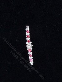 (image for) Pink Crystal and Diamond Ladies Watch by Sun Lemmens
