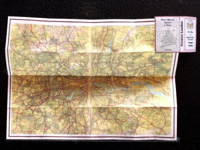 (image for) Miniature Map of Greater London for Dollhouses