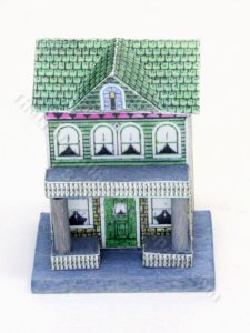 (image for) 1/144th Scale Miniature Bliss House Replica, Green