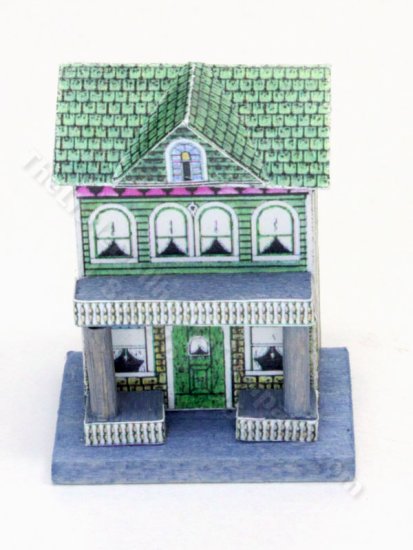 (image for) 1/144th Scale Miniature Bliss House Replica, Green