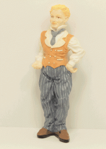 (image for) 1/12 Scale Ross Resin Doll for Dollhouses