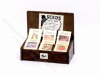 (image for) Vintage Miniature Seed Stand for Dollhouses