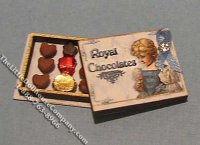 (image for) Miniature Royal Chocolate Box Kit for Dollhouses
