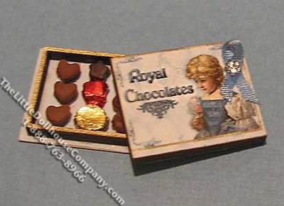 (image for) Miniature Royal Chocolate Box Kit for Dollhouses