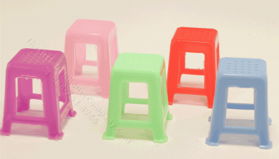 (image for) Miniature Colourful Plastic Stool
