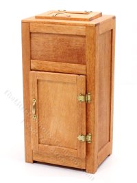 (image for) Miniature Handmade Ice Box for Dollhouses