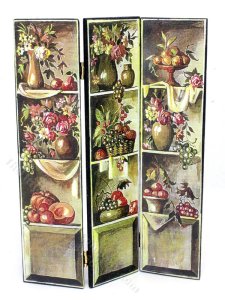 (image for) Miniature Bedroom Privacy Screen for Dollhouses