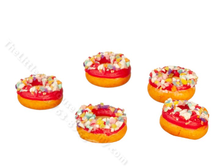 (image for) Miniature Christmas Donuts for Dollhouses 1pk