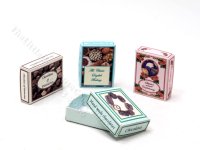 (image for) Miniature Box with Lid for Dollhouses (1 pc)