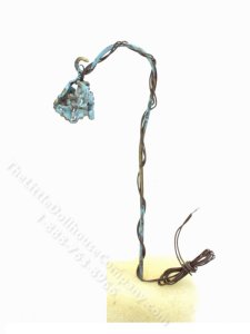 (image for) Miniature Verdigris Hook Garden Light for Dollhouses