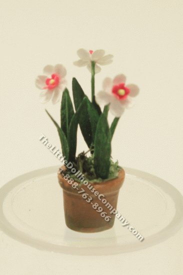 (image for) Dollhouse Miniature Pink Daffodil