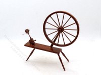 (image for) Dollhouse Scale Model Spinning Wheel