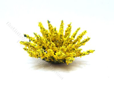 (image for) Miniature Yellow Blossom Bush for Dollhouses