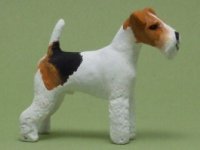 (image for) Miniature Standing Male Wired-Hair Fox Terrier by Karl Blindheim