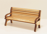 (image for) Miniature Bench Slats for Dollhouses