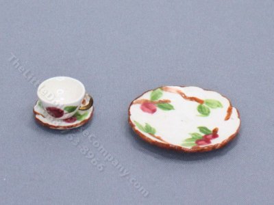 (image for) Vintage Miniature Three Piece Place Setting